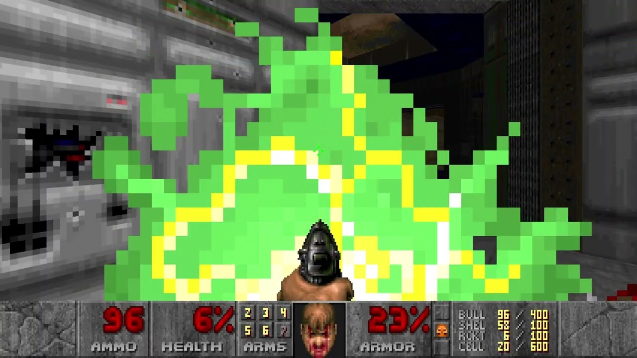 Doom 2 1994 play-through - Level 8: Tricks and Traps