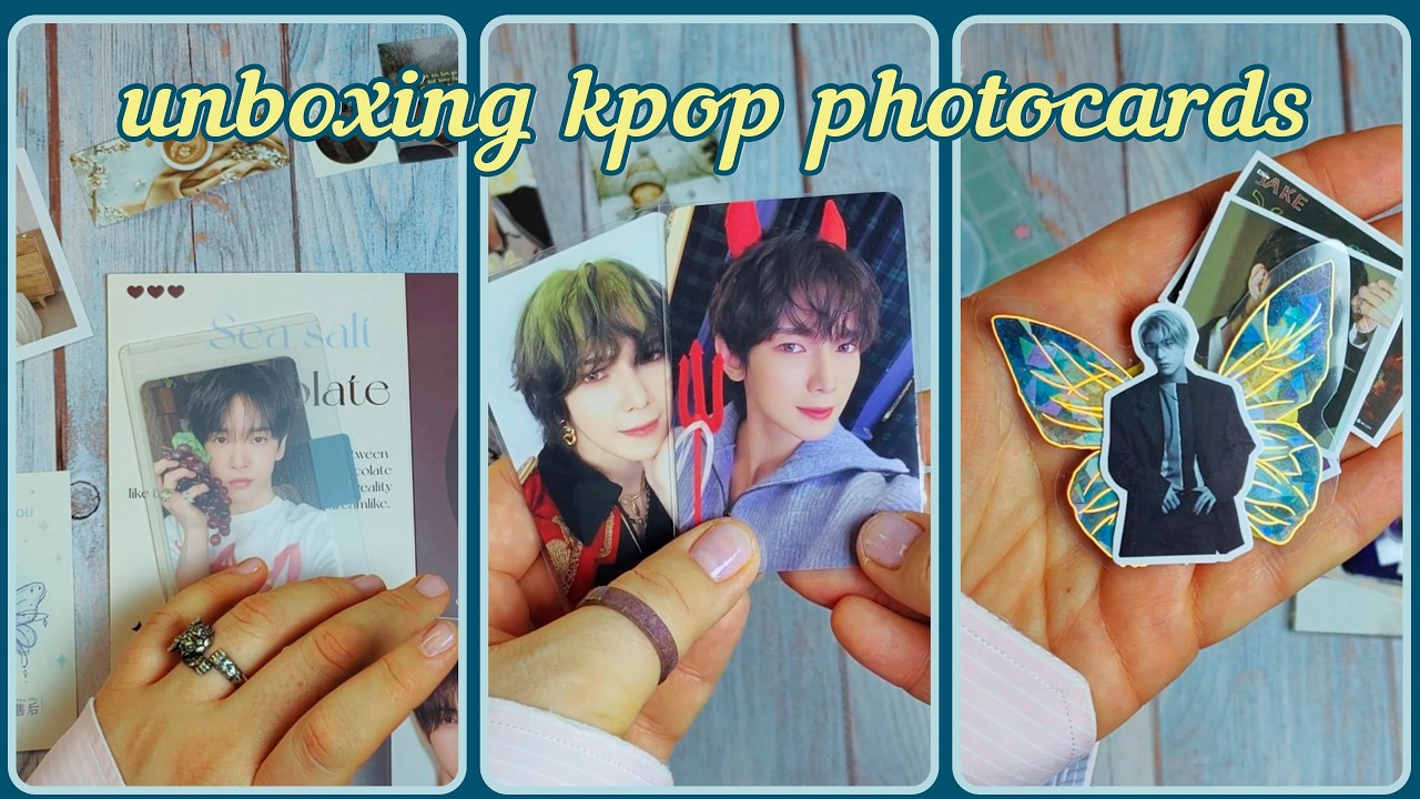 🦦 Новый год - новая группа 🦦 unboxing kpop photocards #Ateez #enhypen #cravity 🦦