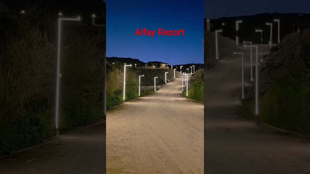 New lighting on the road 
