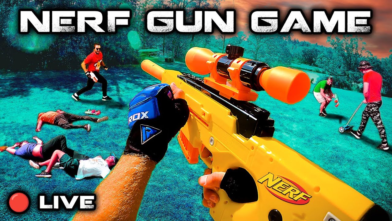 🔴 LIVE: NERF GUN GAME | Nerf First Person Battle Compilation