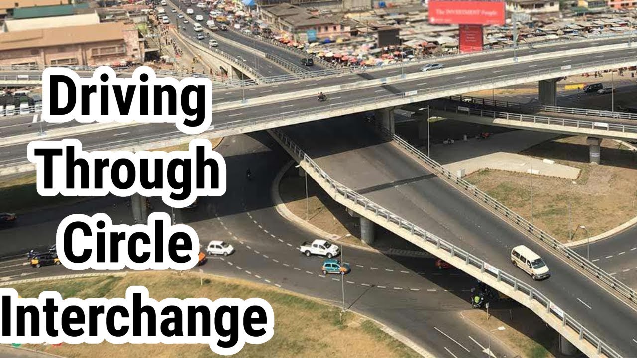 Ghana Vlog 2019: Driving From West Legon Through Nkrumah Circle Interchange To Central Accra Ghana
