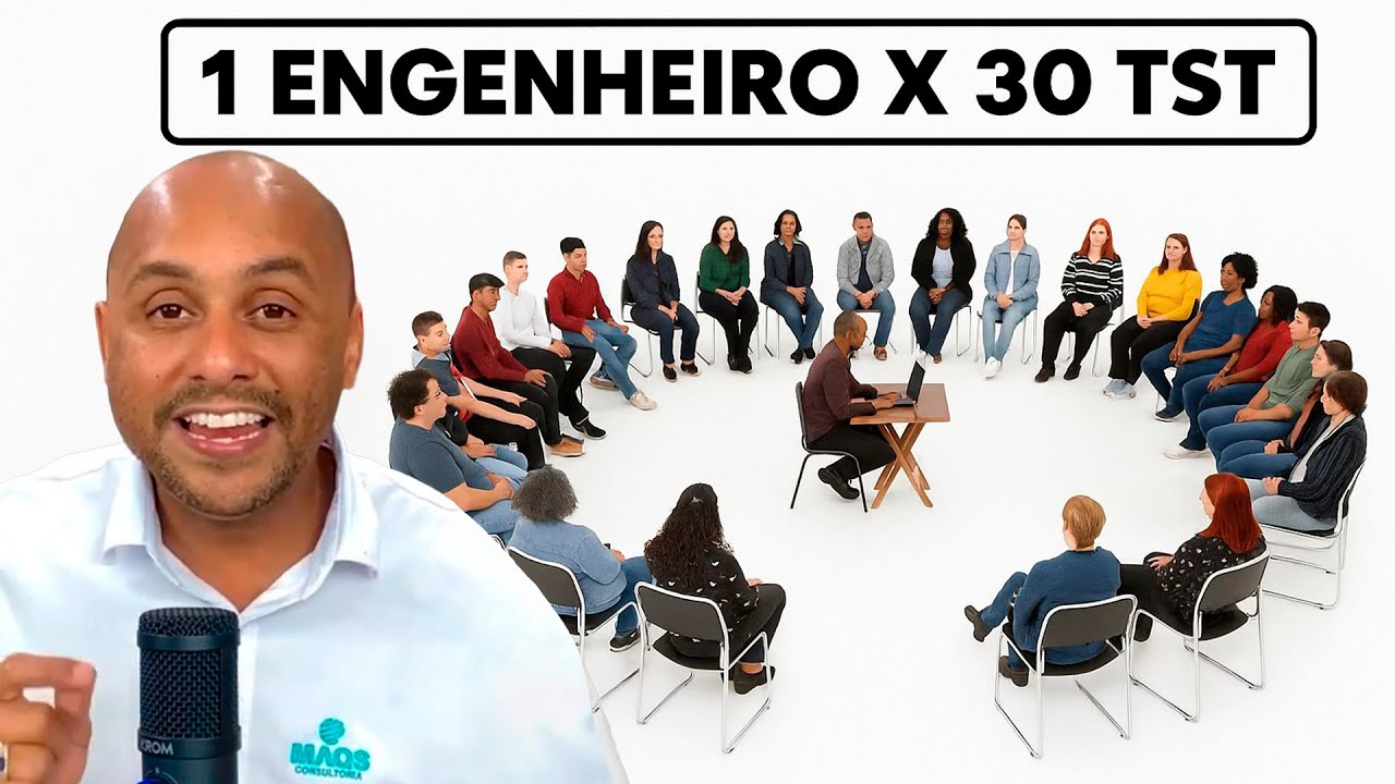 1 Engenheiro vs 30 Técnicos de Segurança do Trabalho 