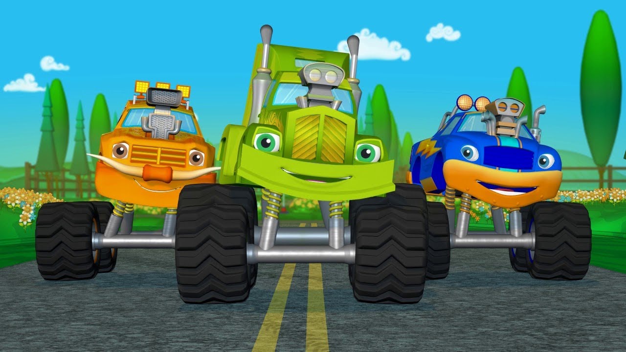 🔴LIVE -   Wheels On The Monster Truck | Nursery Rhymes | GiggleBellies