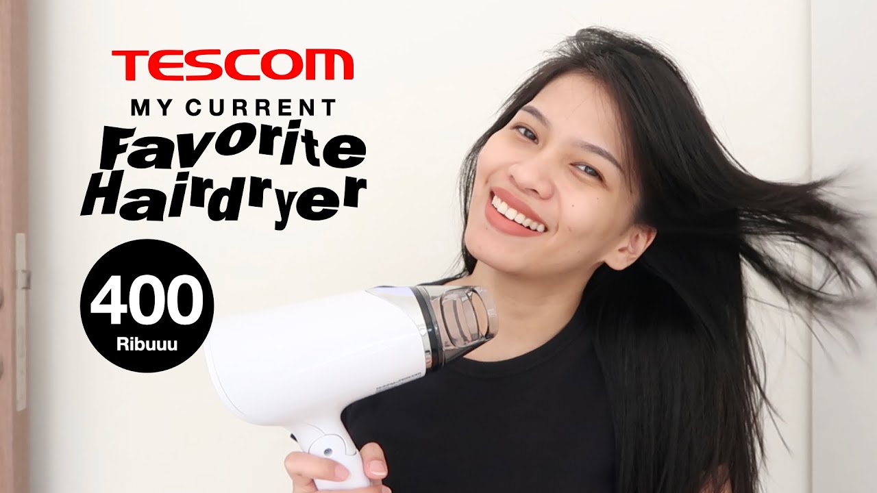 REVIEW Tescom Ion Hair Dryer / Pengering Rambut NTID292 Ratu Adellya