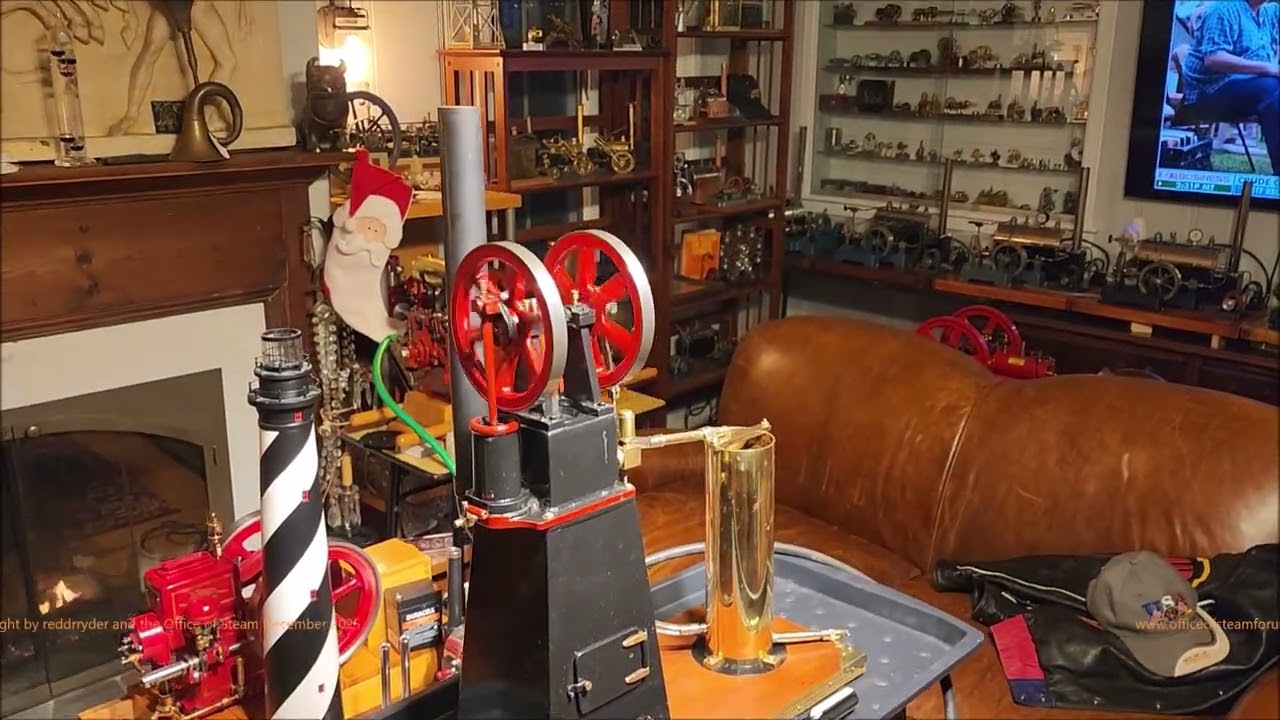 Heinrici Stirling Cycle Hot Air Pumping Engine at The Office of Steam