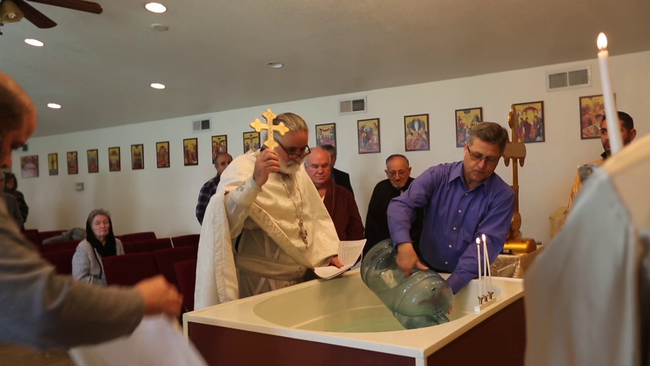 Adult Orthodox Baptism Feb 19 2017