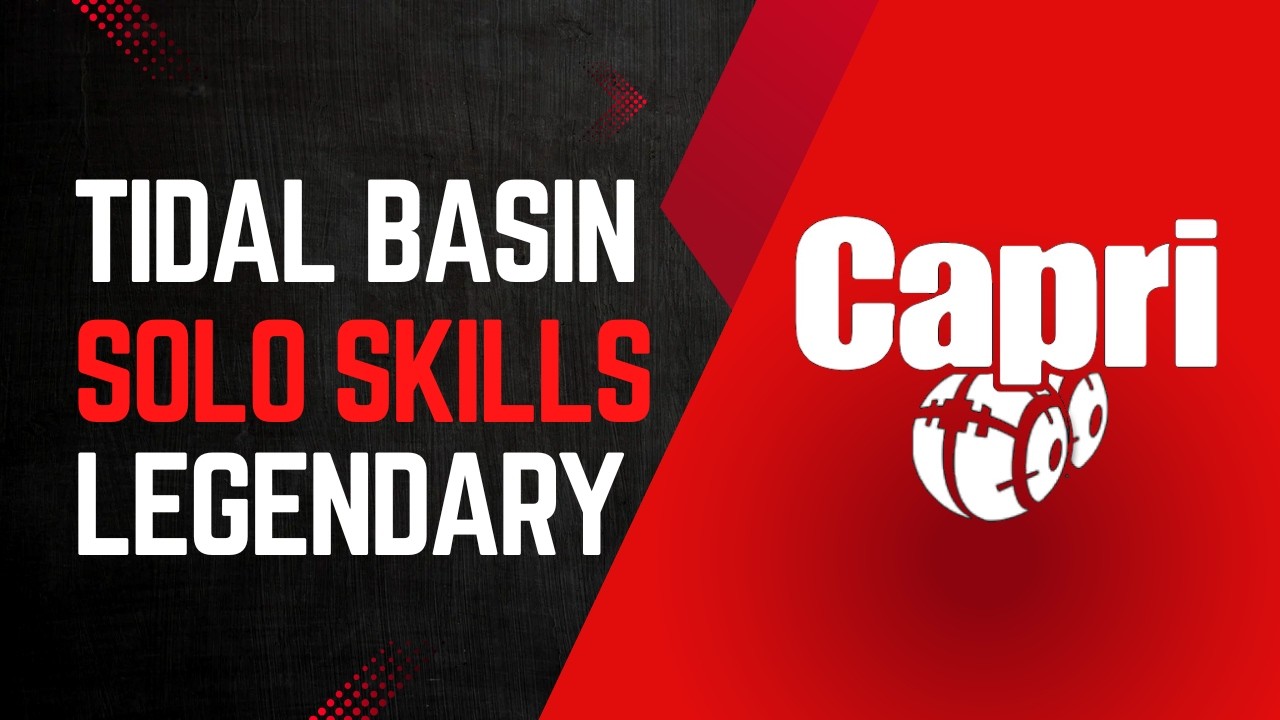 TIDAL BASIN LEGENDARY SOLO - SKILL BUILD - FINALLY FINISHED