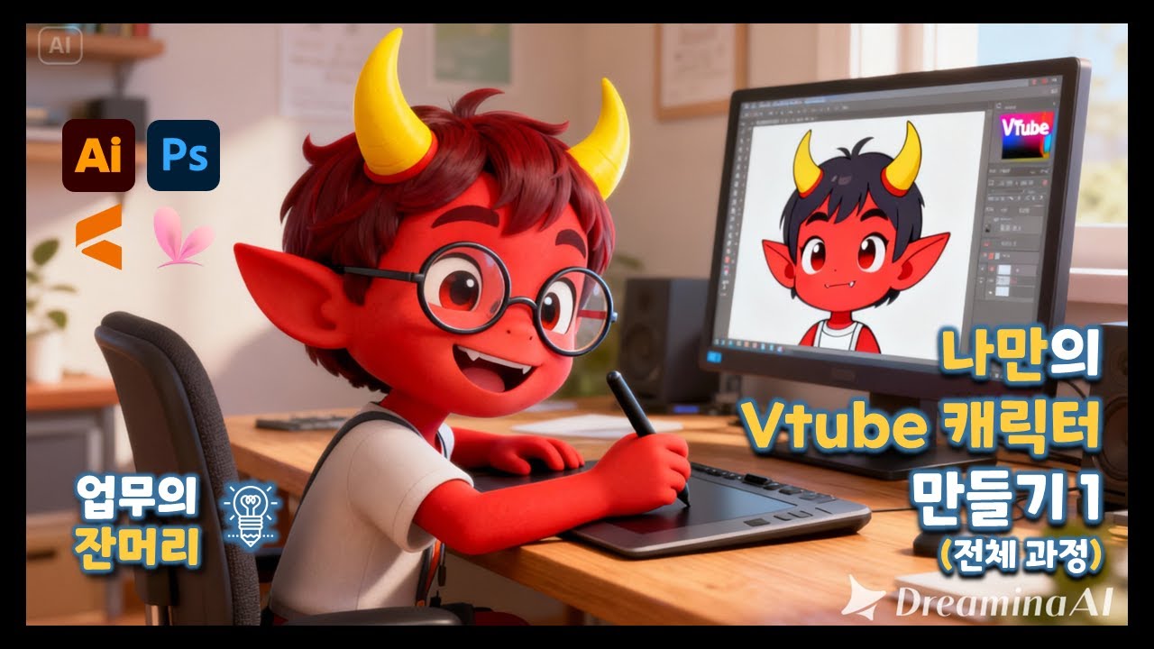 나만의 VTube 캐릭터 만들기 1 - 전체과정
