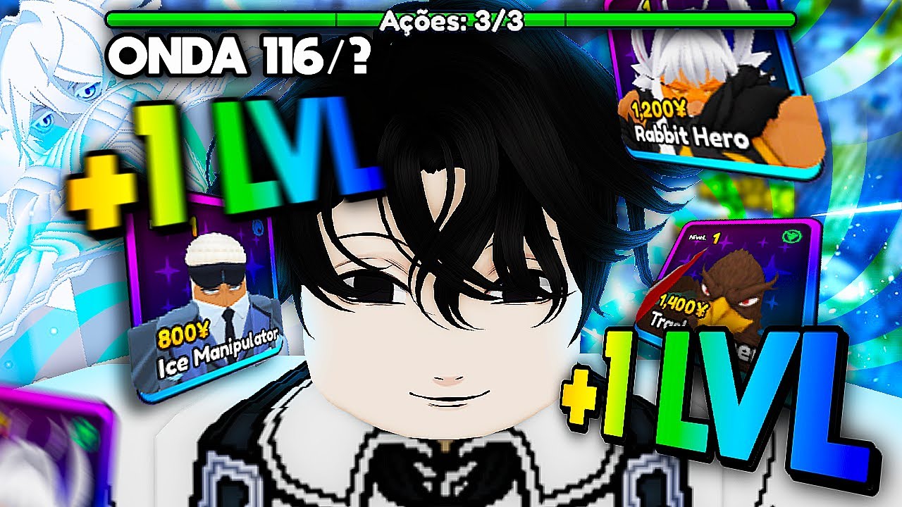 UPEI mais de 10 NÍVEIS e PEGUEI PERSONAGENS da NOVA UPTADE em APENAS 1 HORA jogando ANIME VANGUARDS