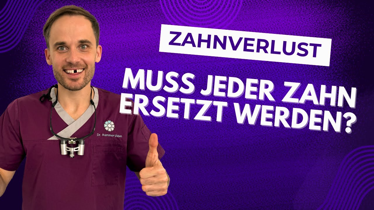 Zahnverlust - Muss wirklich jeder Zahn ersetzt werden? 🦷🤔