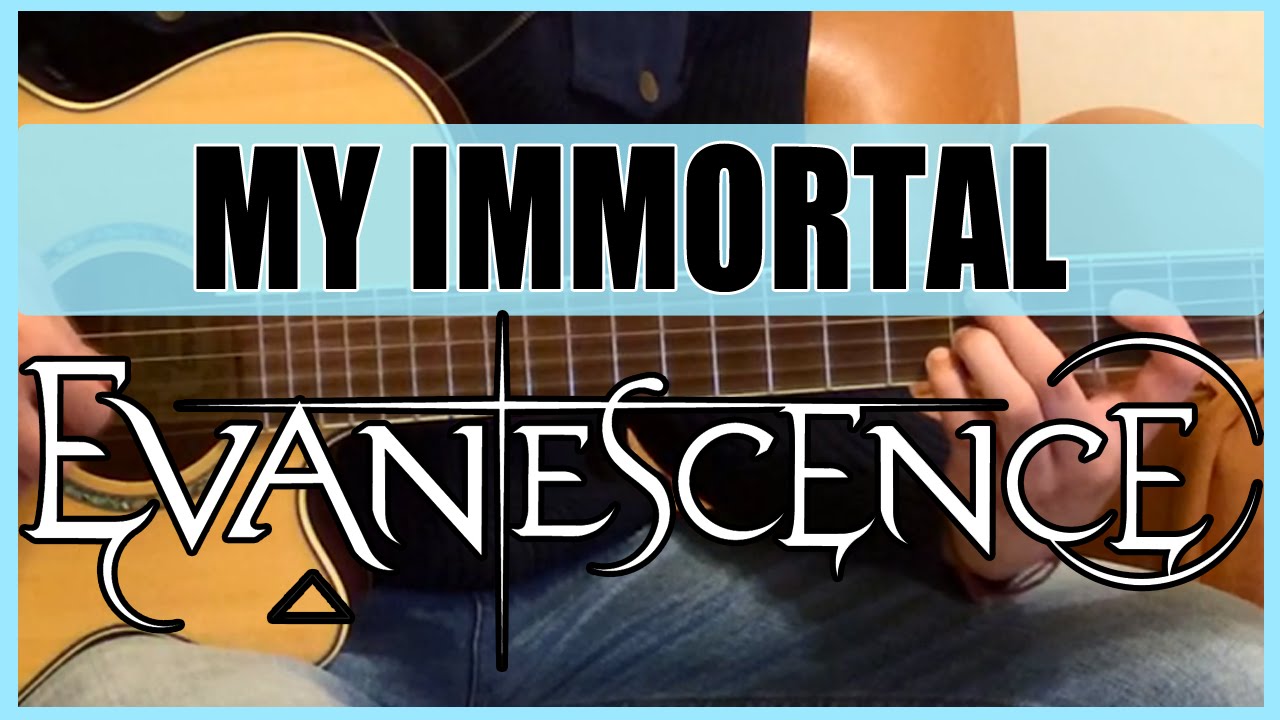 Como tocar - My immortal de Evanescence - Tutorial Guitarra (HD)