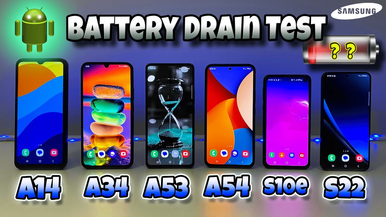 Тест разряда аккумулятора Samsung S22 ∼ S10e ∼ A54 ∼ A53 ∼ A34 ∼ A14 2024