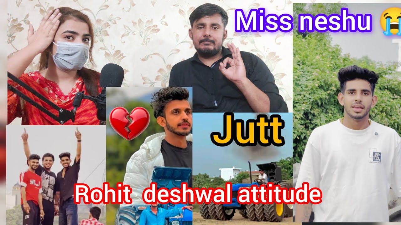 Pakistani reaction on Rohit deshwal video😈 || tiptopreaction #nishudaswal #india 