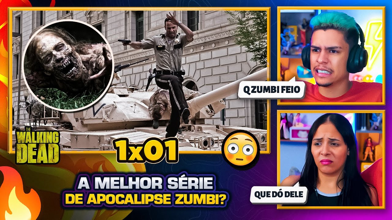 COMEÇOU O APOCALIPSE ZUMBI 😧| The Walking Dead 1x01 | [Casal Jounin React] 🔥