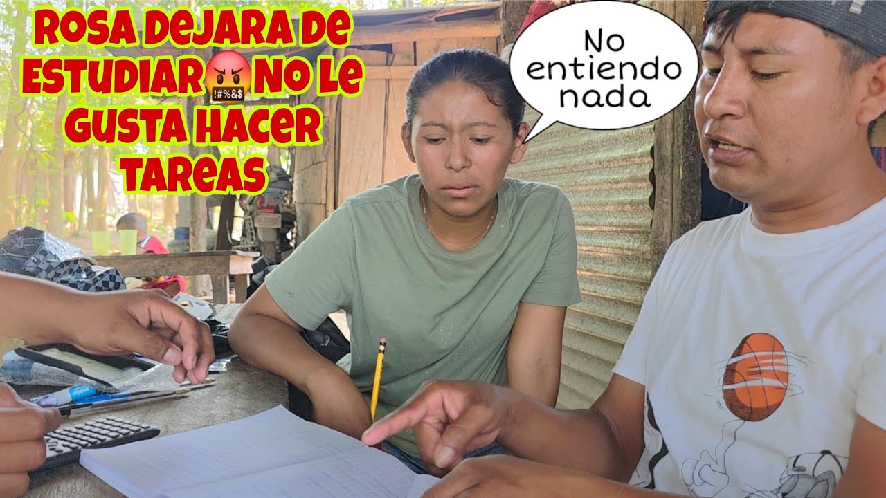 ROSA Quiere RENUNCIAR Al COLEGIO😤No Le Entiende a las Tareas Casi Llora de Frustración😭