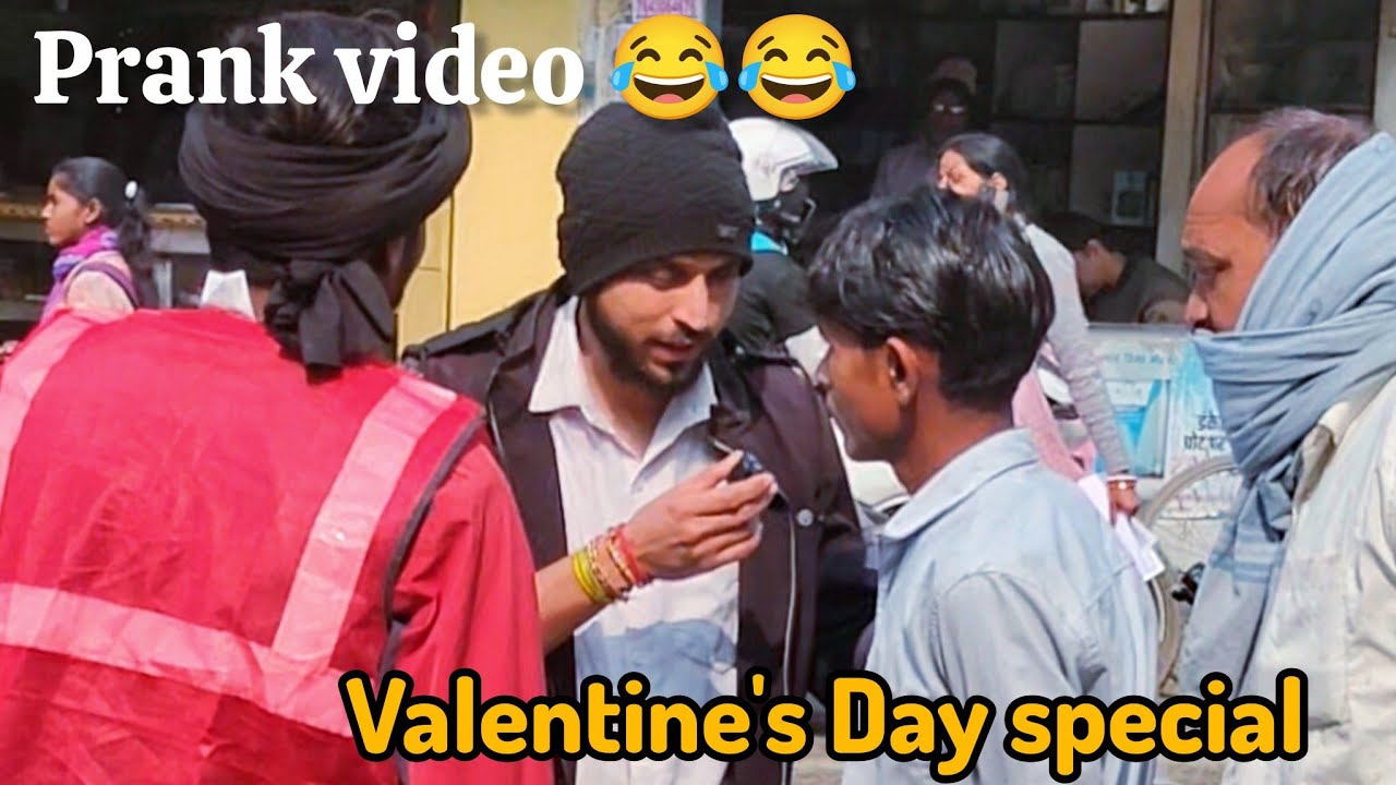 Valentine's Day special 😛😛 Prank video वाह क्या वैलेंटाइन का जवाब दिया है 💘Amit yadav Prank Video 