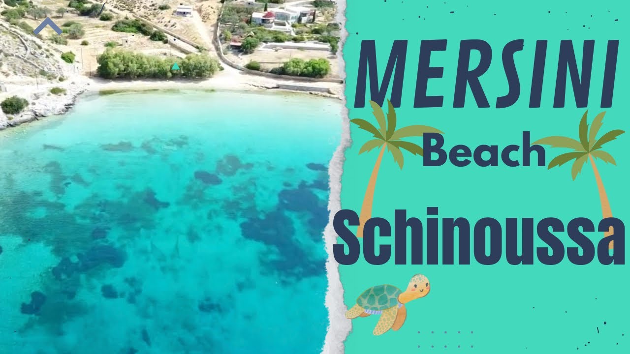 MERSINI beach & port - SCHINOUSSA Island. (GREECE). FullHD video 1080