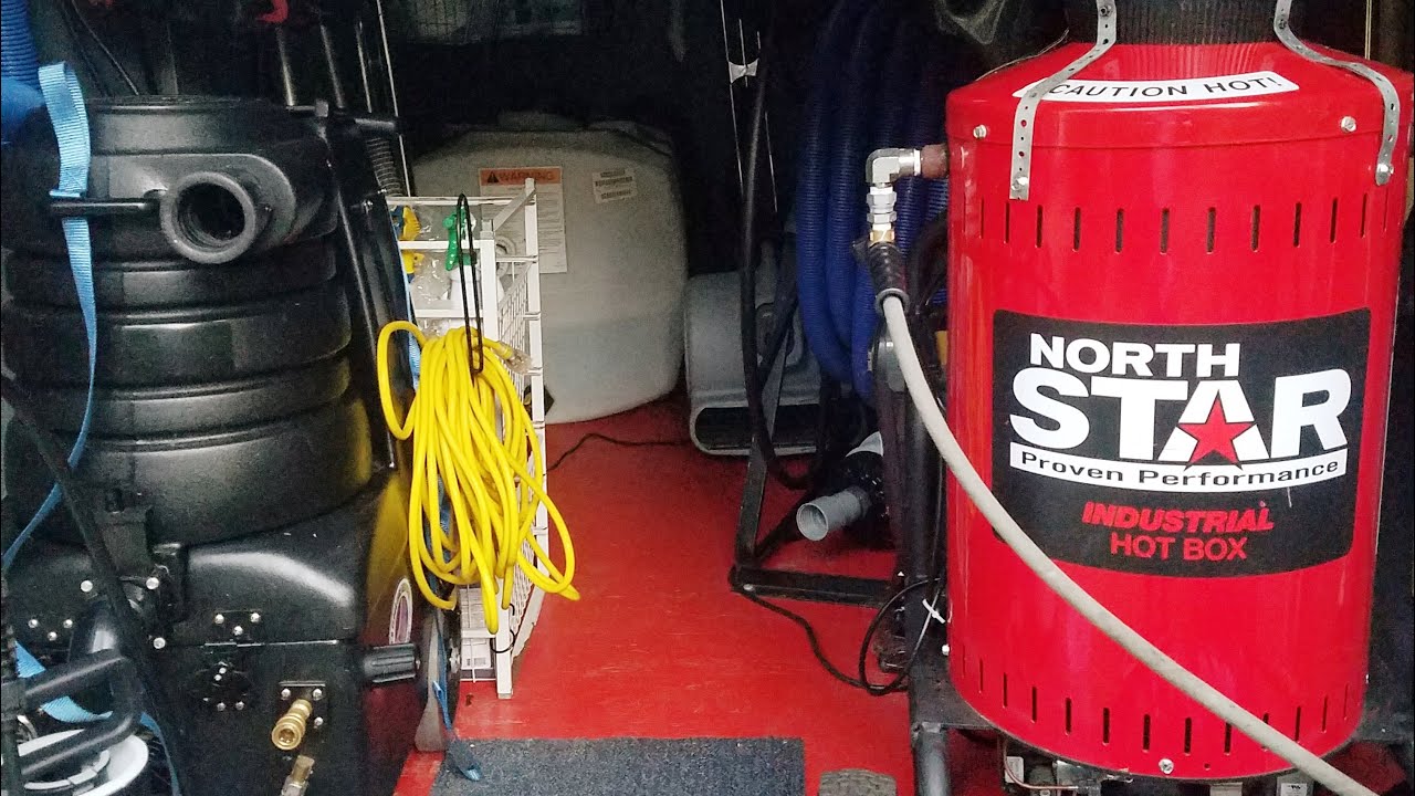 Mytee vortex lite ETM /Steam cleaning Trailer