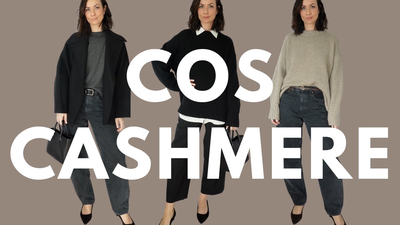 Trying & Styling COS Cashmere Sweaters...