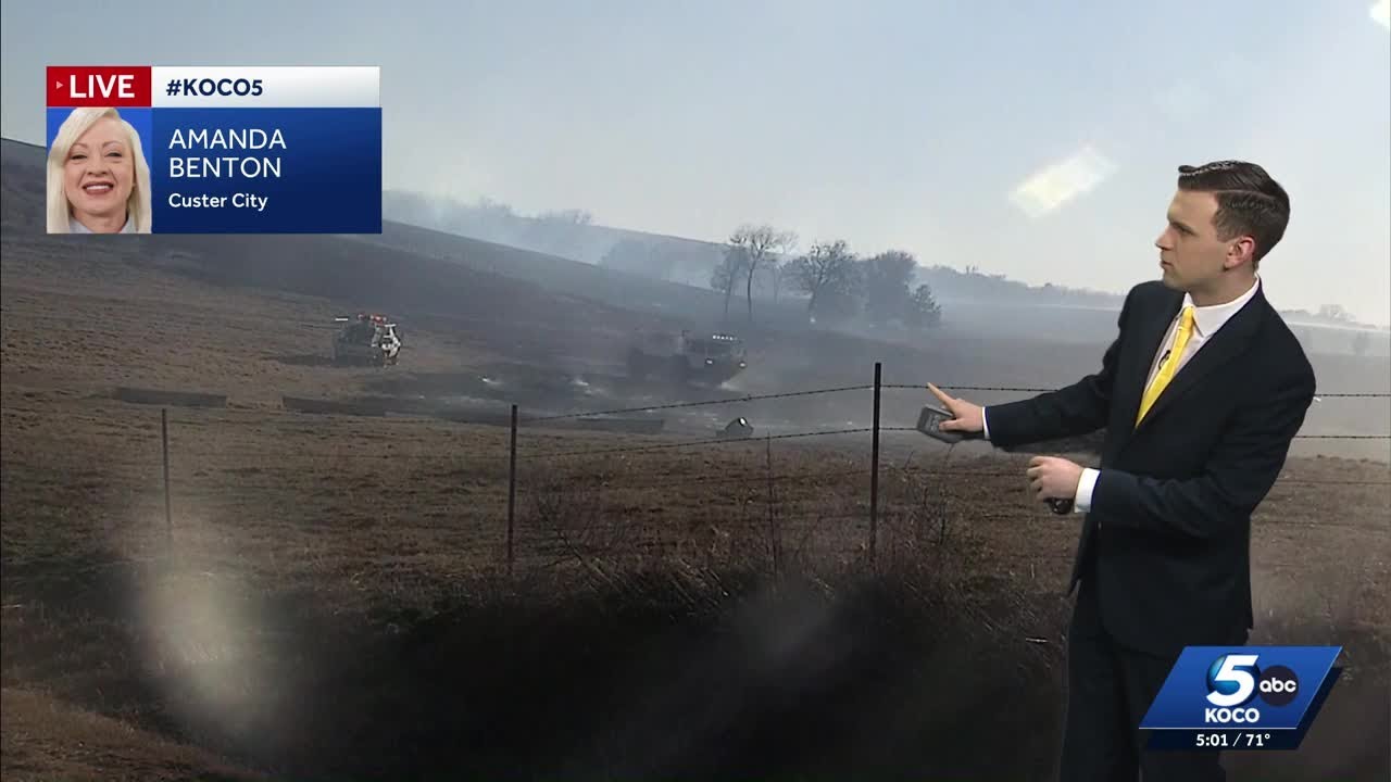 Wildfire contained north of Custer City