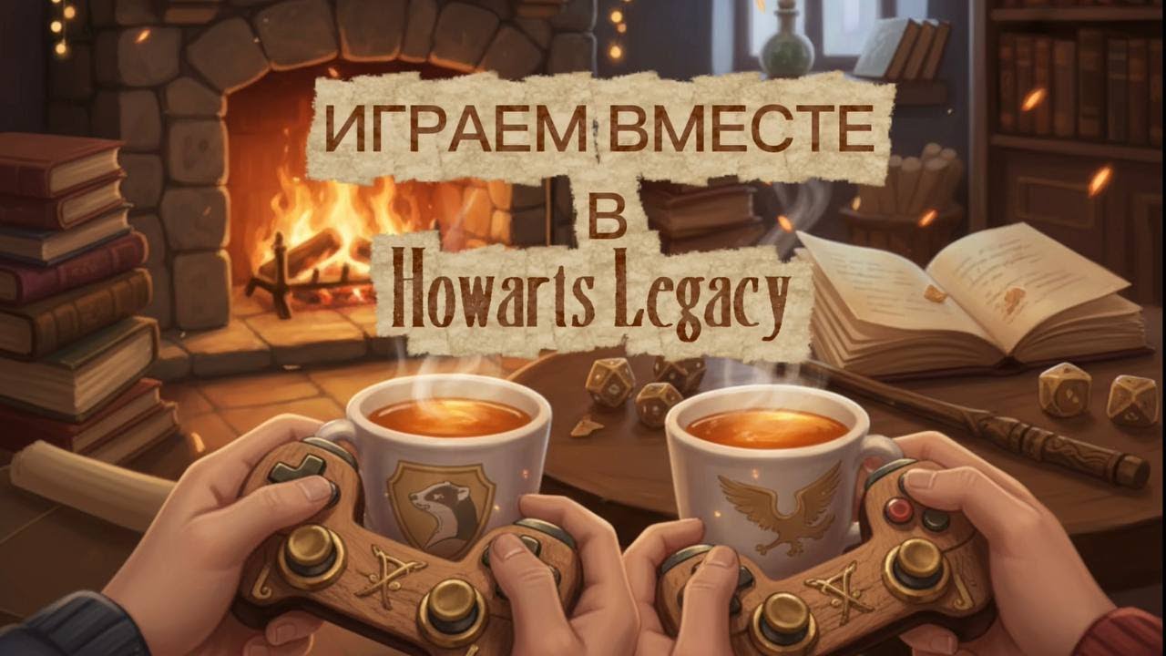 МАГИЯ И ТЕРПЕНИЕ: Муж и жена в Хогвартсе - ИГРАЕМ В Hogwarts Legacy #1