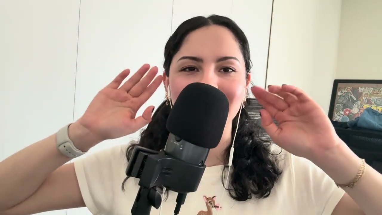 ASMR Movimientos y susurros suaves y relajantes 🫰🏻😴