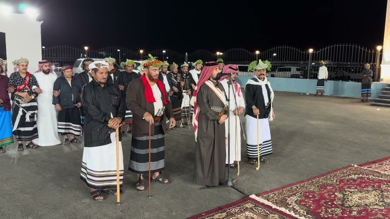 مبدا قبايل بني ودعان عند بلغازي في حفل زواج المهندس علي بن أسعد المعلمي الغزواني في استراحة الجوهرة