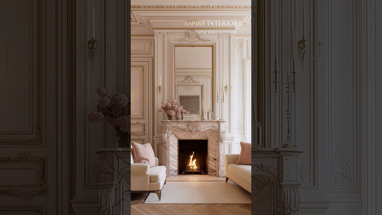 Parisian Haussmann Apartment with Pink Marble and Romantic Elegance Aspire Interiors