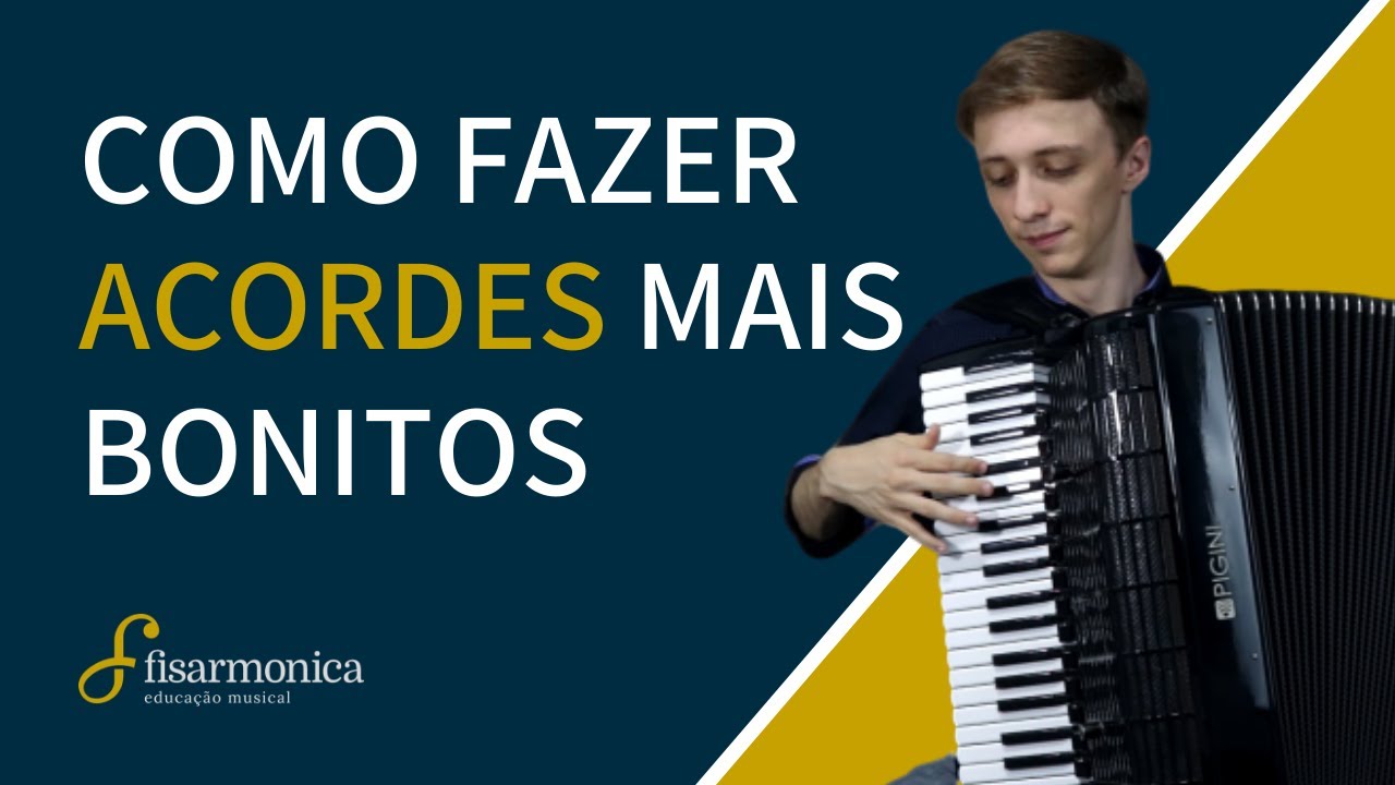 Acordes mais bonitos #1| Aula de Acordeon