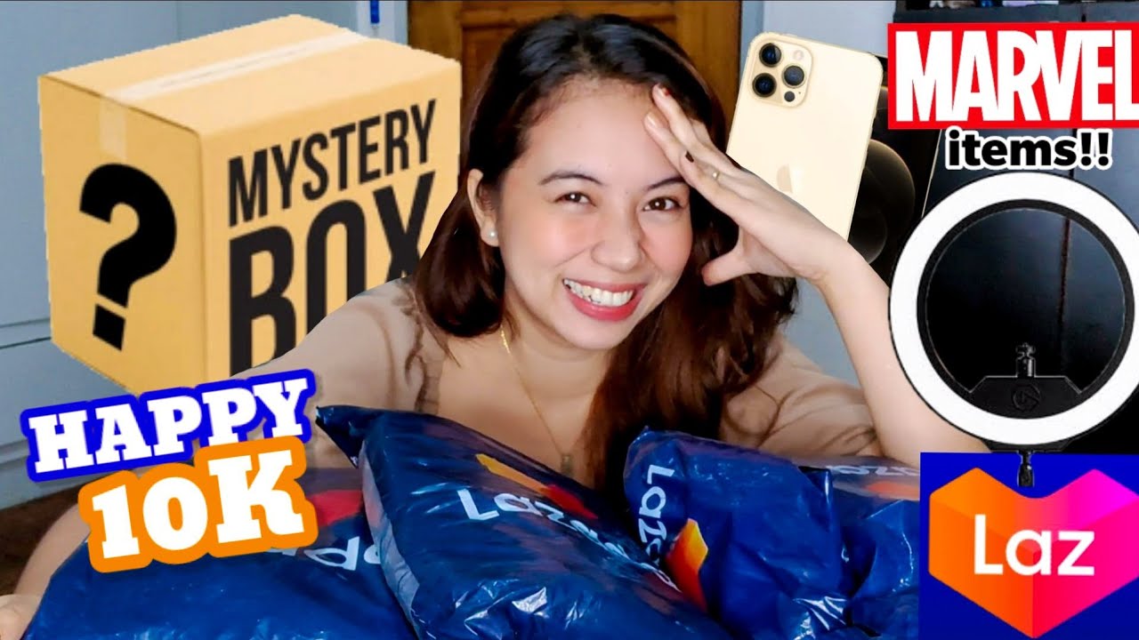 Unboxing Mystery Items from LAZADA | 10K Subs Giveaway