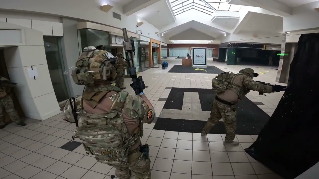 AIRSOFT IN AN ABANDONDED MALL | OLCMSS Operation Thunderdome 4 Gameplay | PART 1 | ENEMY HAD A DRONE