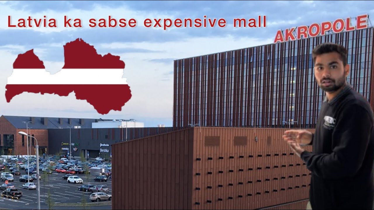 Latvia ka sabse expensive and big mall… #hinditravelvlogger #latviastudyvisa #trpcard