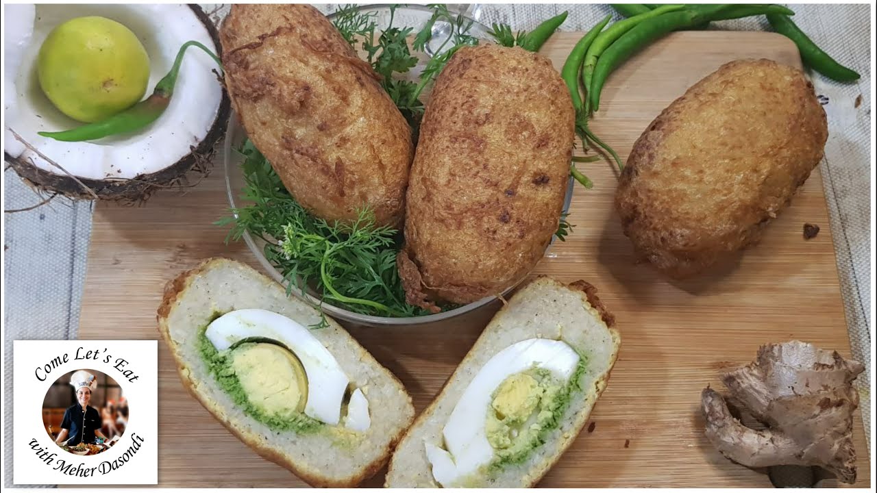 Egg Chutney Pattice I Delicious Home Snack I Simple Recipe I Anda Chutney Petis