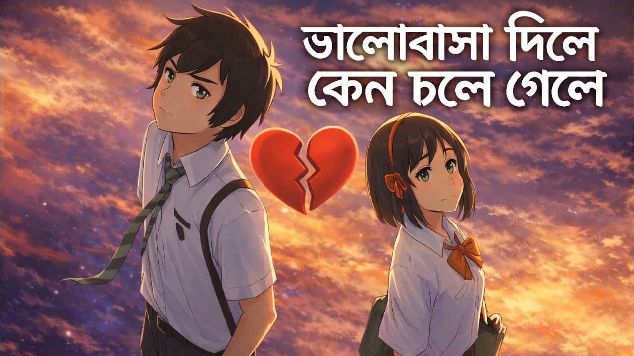 Valobasha Dile Keno Chole Gele | ভালোবাসা দিলে কেন চলে গেলে  💔 | Bangla Sad Song 2026