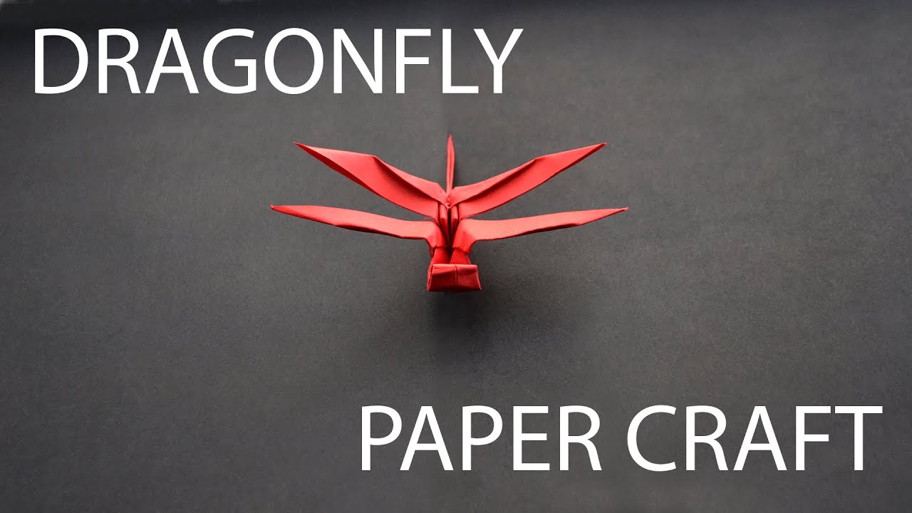 Nice DRAGONFLY Paper Craft | Tutorial DIY by ColorMania