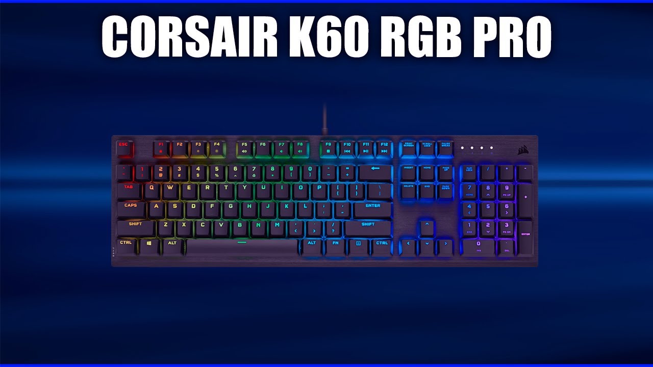 Игровая клавиатура Corsair K60 RGB Pro (Cherry MV)