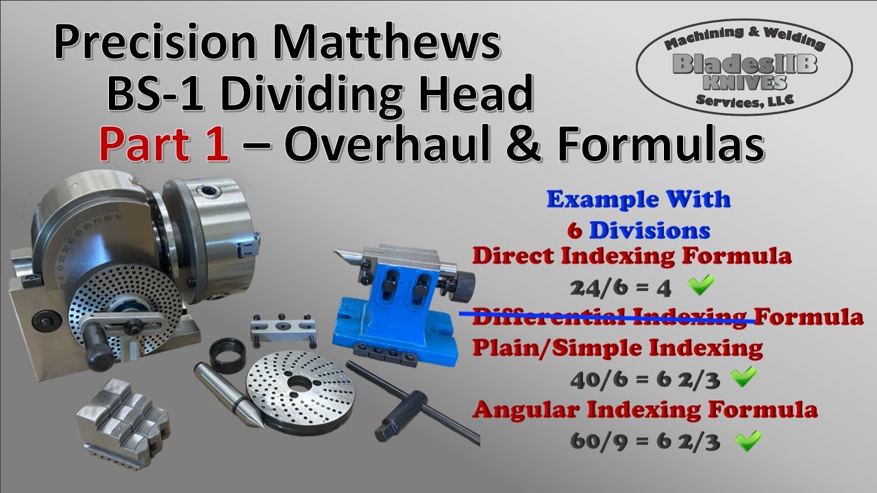Precision Matthews BS-1 Dividing Head Full Review and How to Use - Part 1 of 2