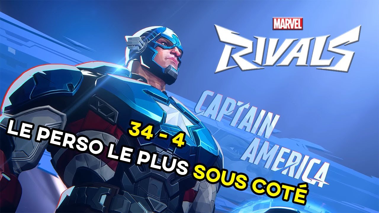 Découverte du héros le plus SOUS COTÉ - Marvel Rivals Captain America