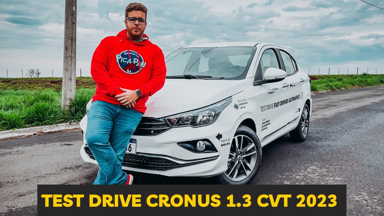 ANDEI NO NOVO FIAT CRONOS 1.3 CVT 2023 - É UMA BOA OPÇÃO?