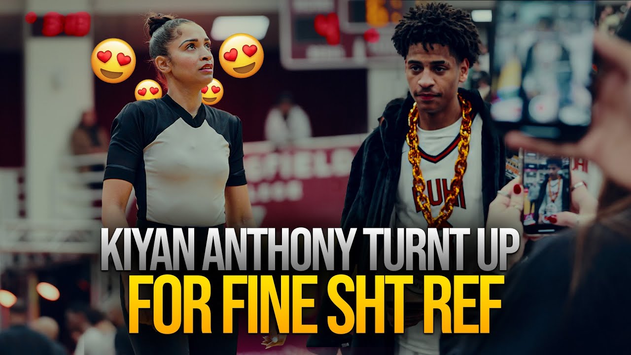 Kiyan thought he was slick LMAO.. MVP For Fine Sh*t Ref?? 😍