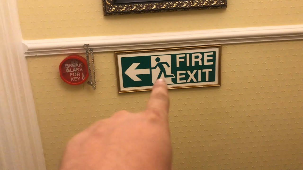 Our room IS the fire escape!
