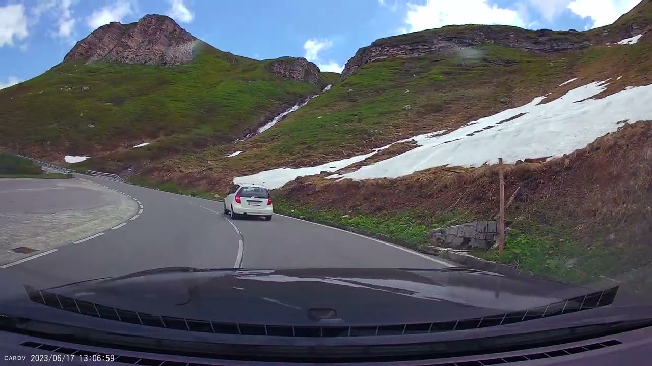 Driving in Austria - Grossglockner High Alpine Road; 48 km complete journey