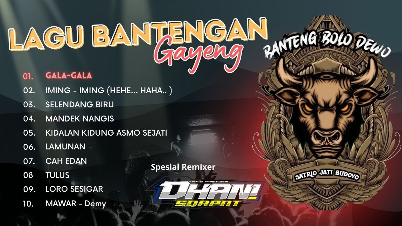 KUMPULAN DJ BANTENGAN REMIXER DANI SQUAREPANT BANTENG BOLO DEWO