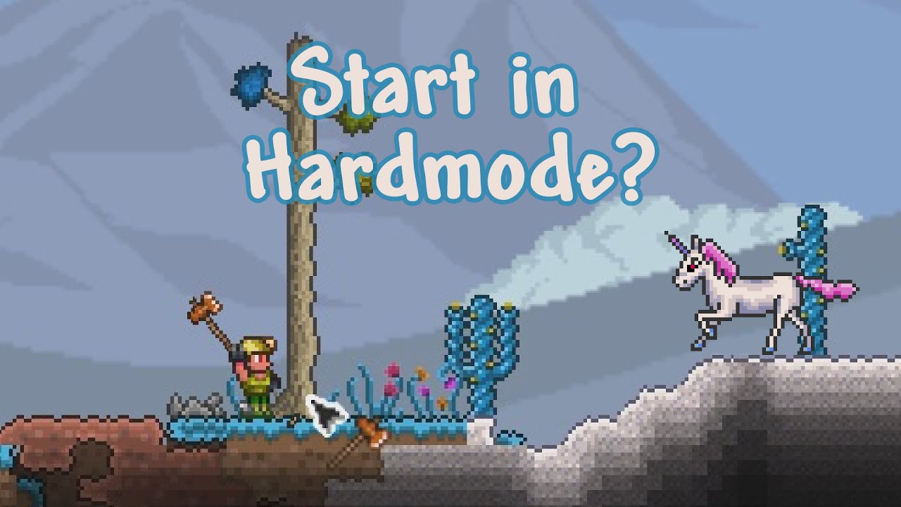 Terraria, but it's Expert Hardmode immediately