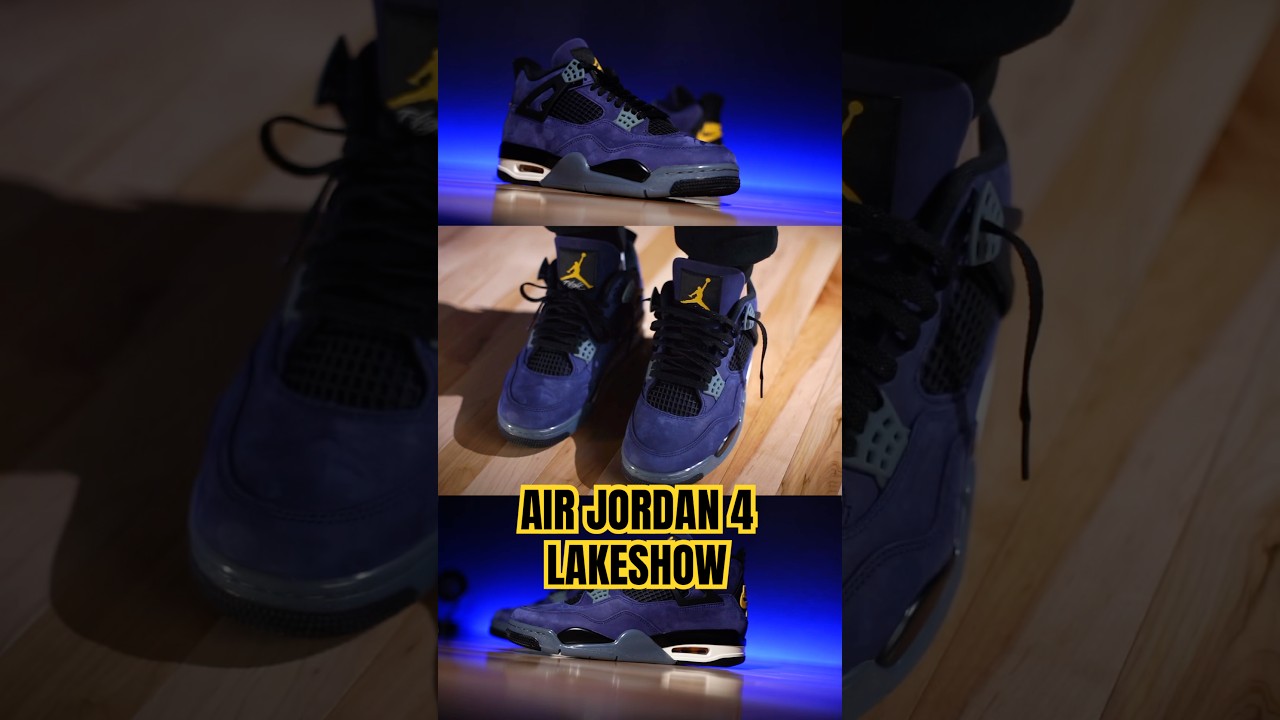Air Jordan 4 Lakers Lakeshow #weartesters #sneakers #airjordan4