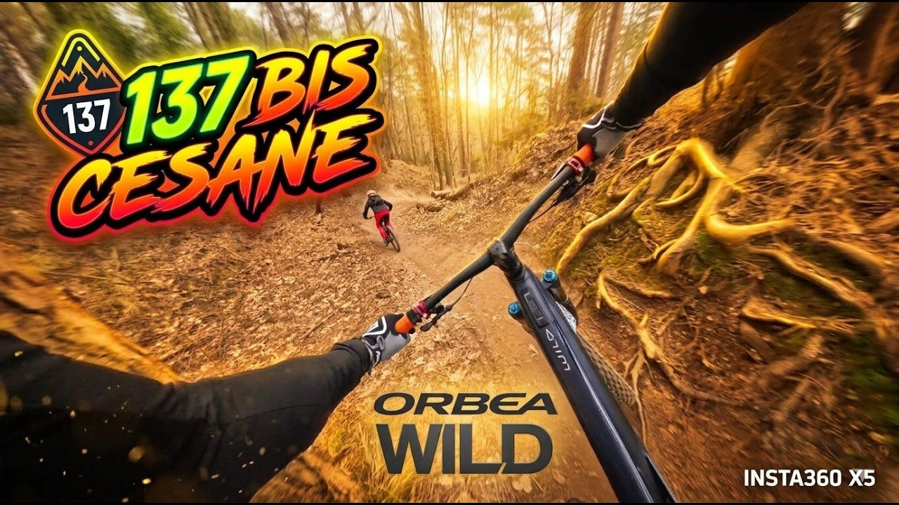 Orbea Wild sul 137 Bis Cesane 🔥 | Test POV Insta360 X5
