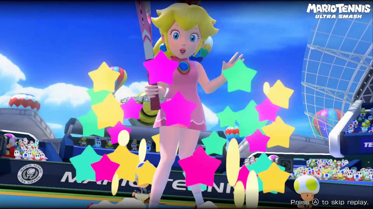 Mario Tennis Ultra Smash - Mega Battle Challenge | Peach Episode