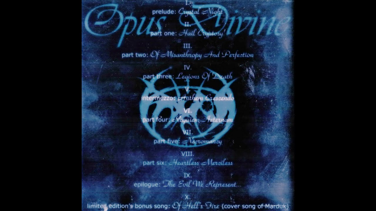 THE CRYPT - Opus Divine (Full Album Stream)