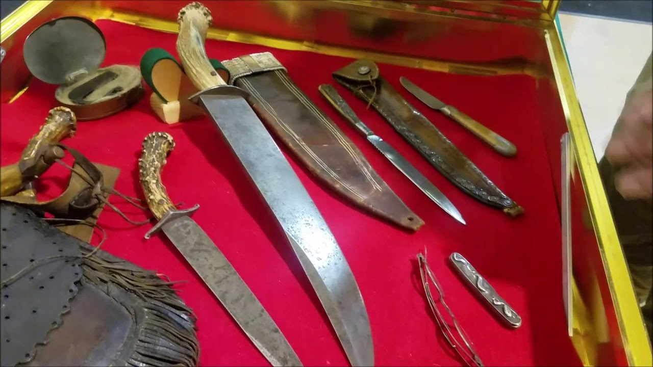 John McLean Bowie Knife – Hudson’s Bay Company | ABKA Display by Corky Vyverberg | Knives of Note