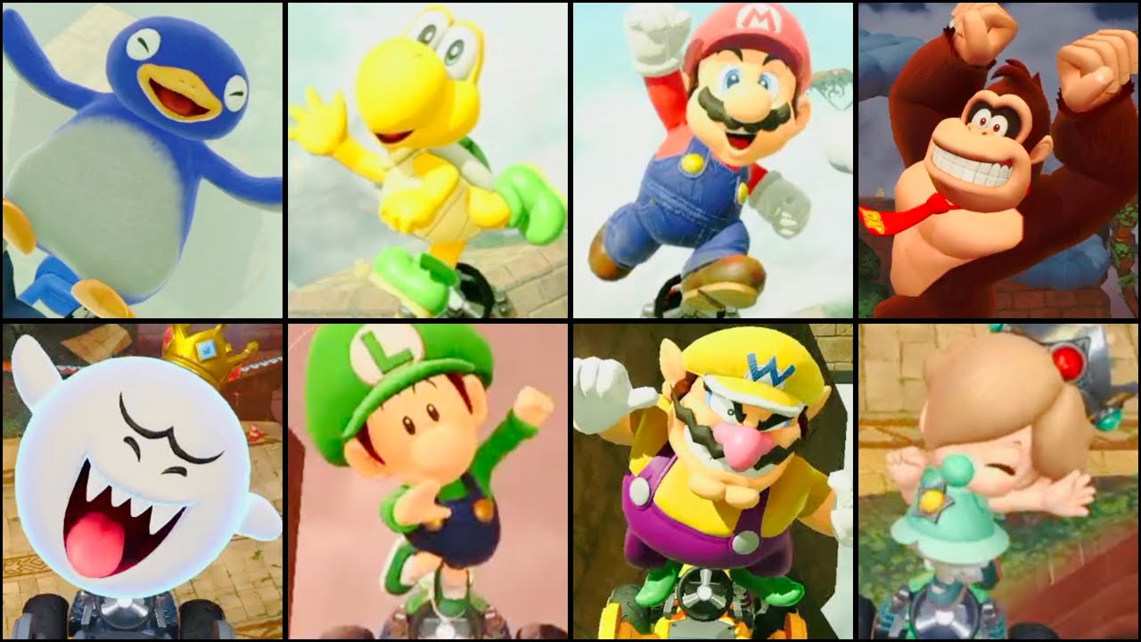 Mario Kart World - All Characters Stunts （full edition）Switch2